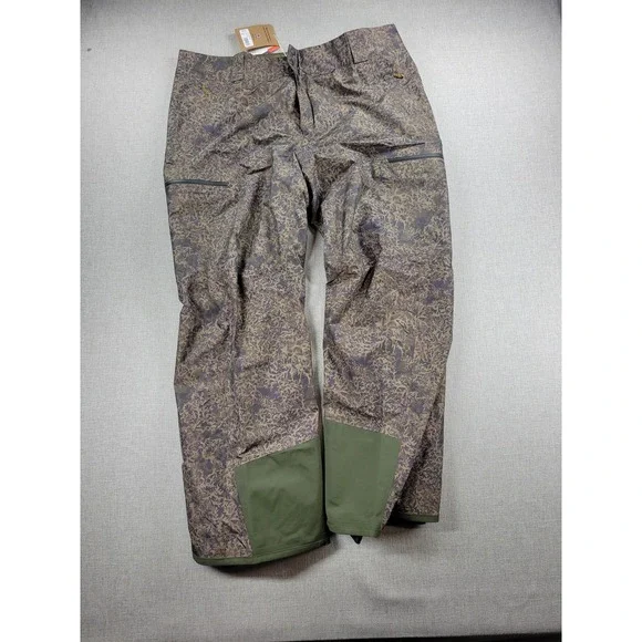 Patagonia Powder Town Mens Pants Size XXL Basin Green Ski Snowboard Trousers NEW - Picture 14 of 16